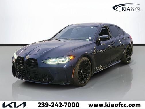 Tanzanite Blue II Metallic 2021 BMW M3 Competition