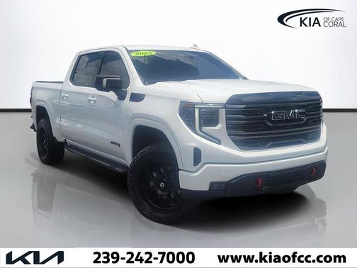 Summit White 2025 GMC Sierra 1500 AT4