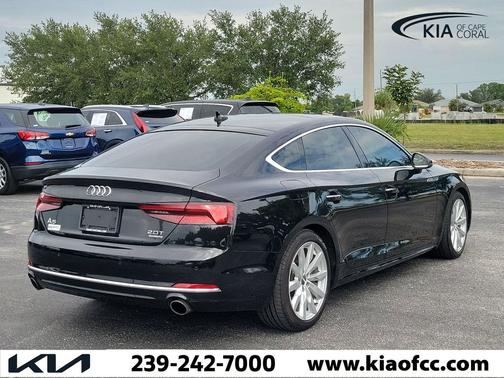 Black 2018 Audi A5 2.0T Premium Plus