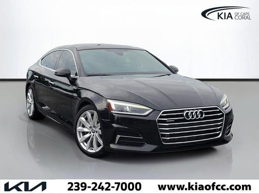 Black 2018 Audi A5 2.0T Premium Plus