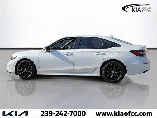 Platinum White Pearl 2025 Honda Civic Sport