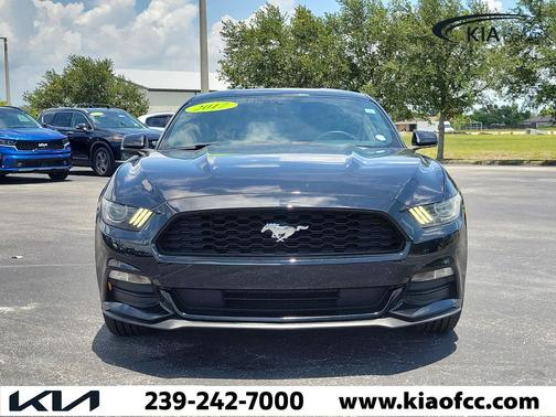SHADOW BLACK 2017 Ford Mustang V6