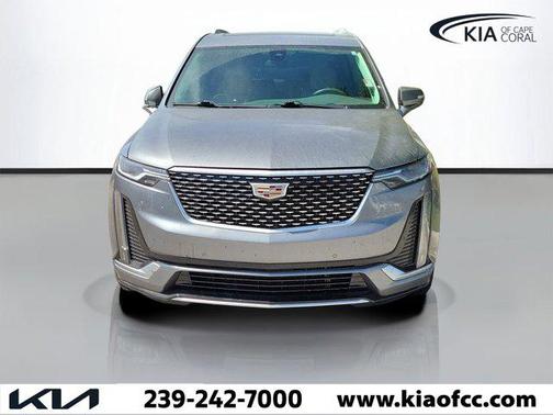 Satin Steel Metallic 2021 Cadillac XT6 Premium Luxury FWD