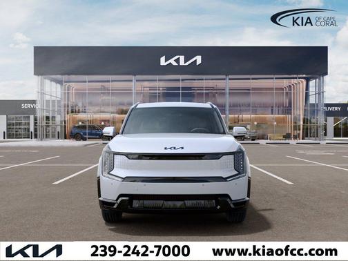 Glacial White Pearl 2026 Kia EV9 Land