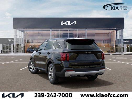 Ebony Black 2026 Kia Sorento LX