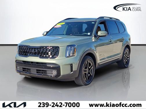 Jungle Green 2025 Kia Telluride SX X-Line