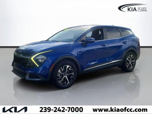 Sapphire Blue 2023 Kia Sportage EX