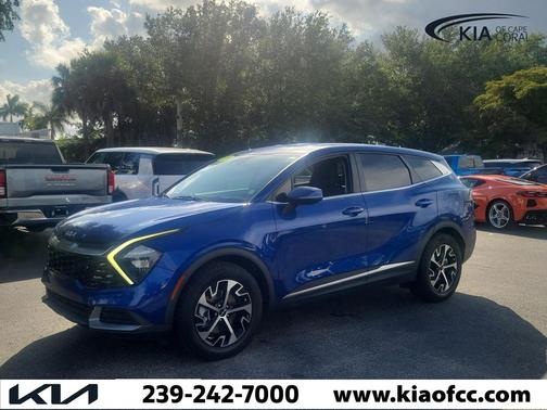Sapphire Blue 2023 Kia Sportage EX