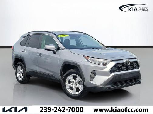 Silver Sky Metallic 2021 Toyota RAV4 XLE