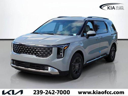 Ceramic Silver 2026 Kia Carnival Hybrid SX