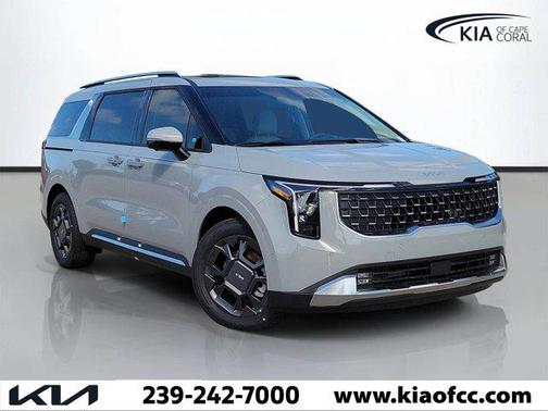Ceramic Silver 2026 Kia Carnival Hybrid SX