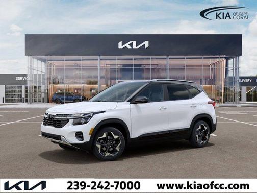 Clear White/Black Roof 2026 Kia Seltos S