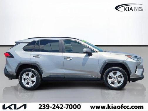 Silver Sky Metallic 2021 Toyota RAV4 XLE