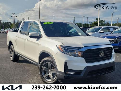 Platinum White Pearl 2022 Honda Ridgeline RTL
