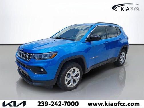 Hydro Blue Pearlcoat 2025 Jeep Compass Latitude