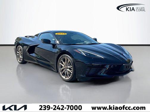 Black 2025 Chevrolet Corvette 2LT RWD