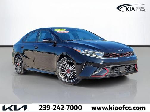 Aurora Black 2023 Kia Forte GT
