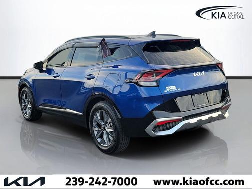 Sapphire Blue 2025 Kia Sportage SX