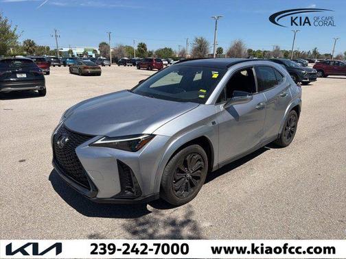 Iridium with Obsidian Roof 2023 Lexus UX 250h F Sport