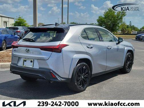 Iridium with Obsidian Roof 2023 Lexus UX 250h F Sport