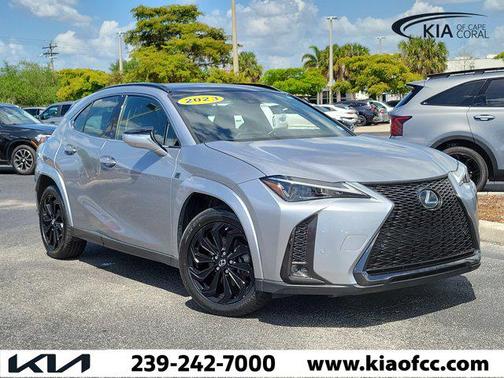 Iridium with Obsidian Roof 2023 Lexus UX 250h F Sport