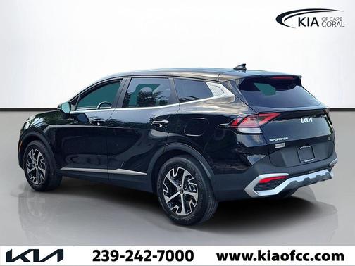Ebony Black 2025 Kia Sportage EX