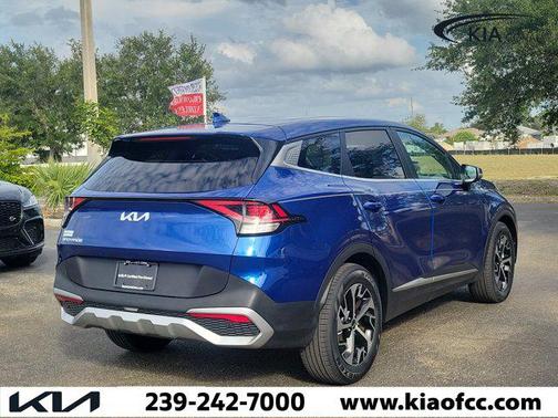Sapphire Blue 2023 Kia Sportage EX