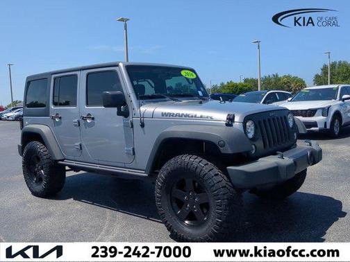 2016 Jeep Wrangler Unlimited Black Bear