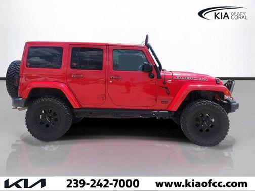 Firecracker Red Clearcoat 2016 Jeep Wrangler Unlimited Rubicon