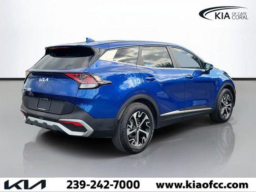 Sapphire Blue 2023 Kia Sportage EX