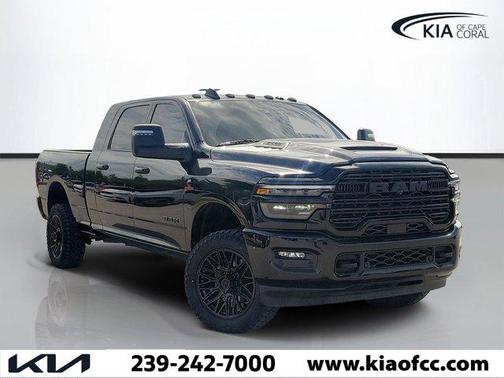 Diamond Black Crystal Pearlcoat 2025 RAM 2500 Laramie Mega Cab 4x4 6'4' Box