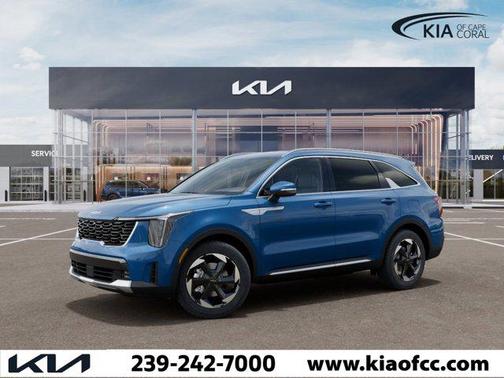Mineral Blue 2026 Kia Sorento Hybrid EX