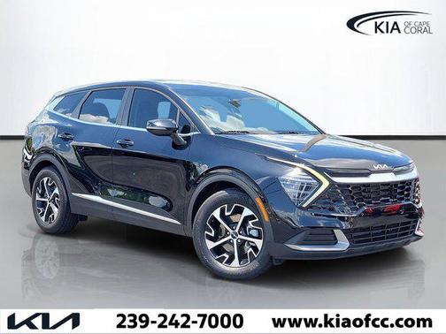 Ebony Black 2025 Kia Sportage EX