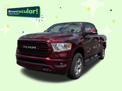 Delmonico Red Pearlcoat 2022 RAM 1500 Big Horn Quad Cab 4x4 6'4 Box
