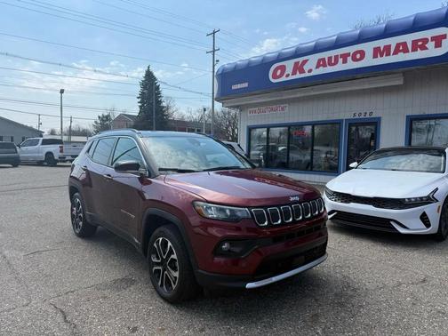 Velvet Red Pearlcoat 2022 Jeep Compass Limited