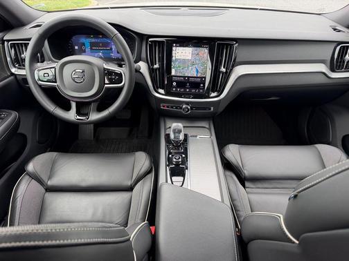 Crystal White Metallic 2024 Volvo S60 B5 Plus Black Edition