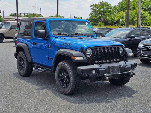Hydro Blue Pearlcoat 2022 Jeep Wrangler Sport S