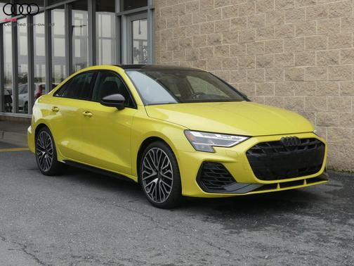 Python Yellow Metallic 2025 Audi S3 2.0T Prestige