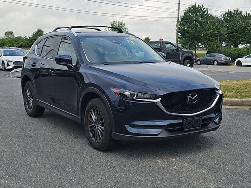 Deep Crystal Blue Mica 2021 Mazda CX-5 Touring