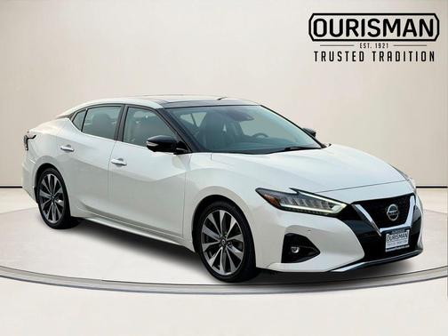 Pearl White Tricoat 2019 Nissan Maxima 3.5 Platinum