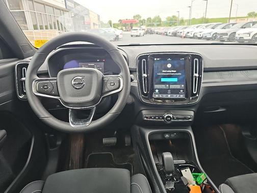 Silver Dawn Metallic 2023 Volvo C40 Recharge Pure Electric Twin Plus
