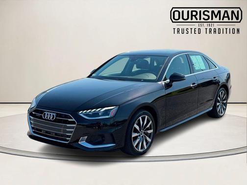 Brilliant Black 2023 Audi A4 40 Premium