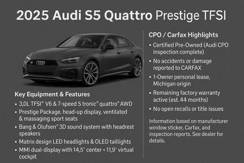 2025 Audi S5 3.0T Prestige