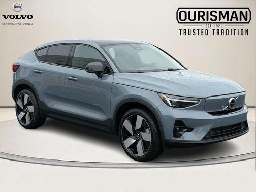 Thunder Gray Metallic 2023 Volvo C40 Recharge Pure Electric Ultimate