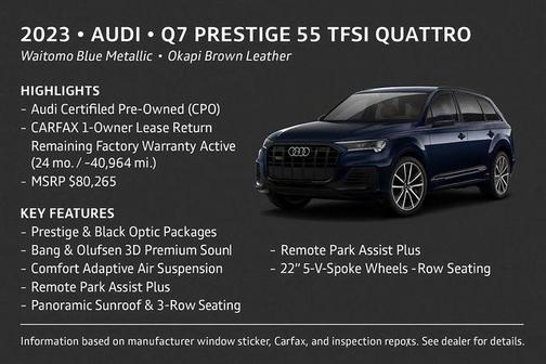 2023 Audi Q7 55 Prestige