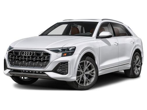 White 2026 Audi Q8 55 Premium Plus