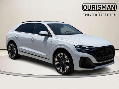 Glacier White Metallic 2026 Audi Q8 55 Premium Plus