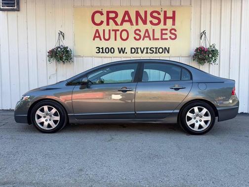 Gray 2010 Honda Civic LX