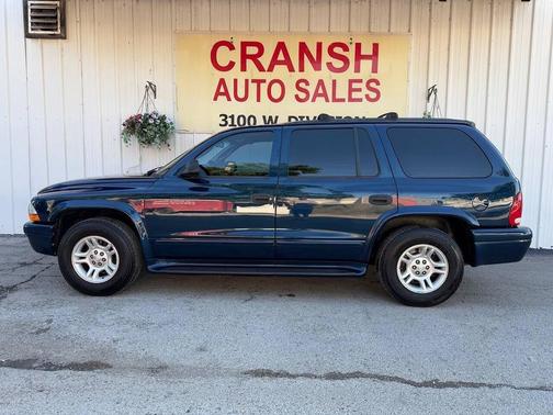 Blue 2003 Dodge Durango SLT