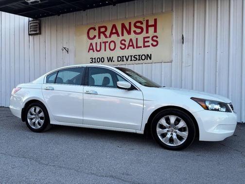 White Diamond Pearl 2010 Honda Accord EX